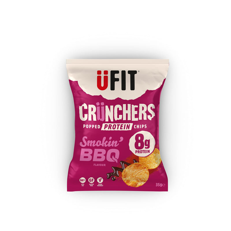 UFIT Crunchers 18x35g Smokin' BBQ by Ufit at MYSUPPLEMENTSHOP.co.uk