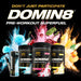 PVL Essentials Gold Series Domin8, Orange Krush'd - 520g | High-Quality Beta-Alanine | MySupplementShop.co.uk