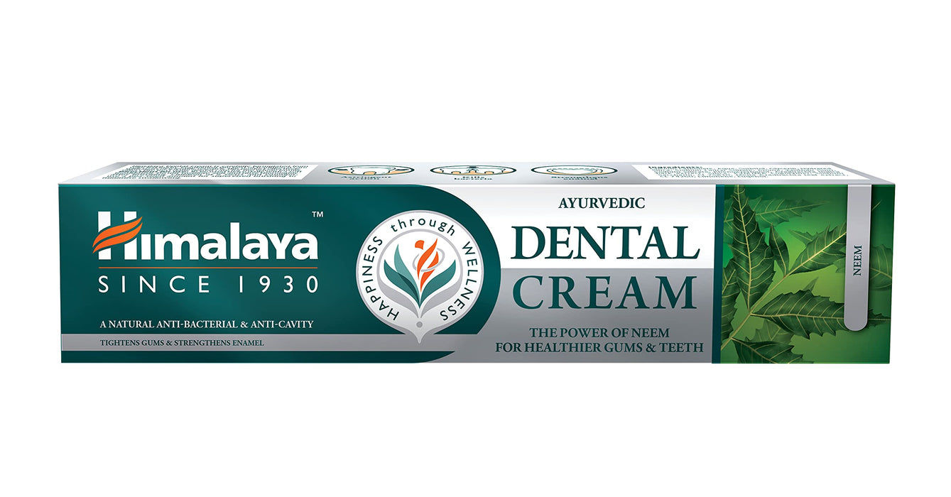 Himalaya Ayurvedic Dental Cream, Neem - 100g | High-Quality Toothpastes | MySupplementShop.co.uk