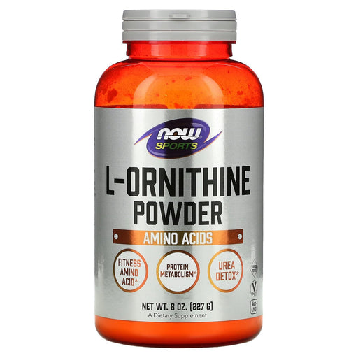 NOW Foods L-Ornithine, Pure Powder - 227g - Amino Acids and BCAAs at MySupplementShop by NOW Foods