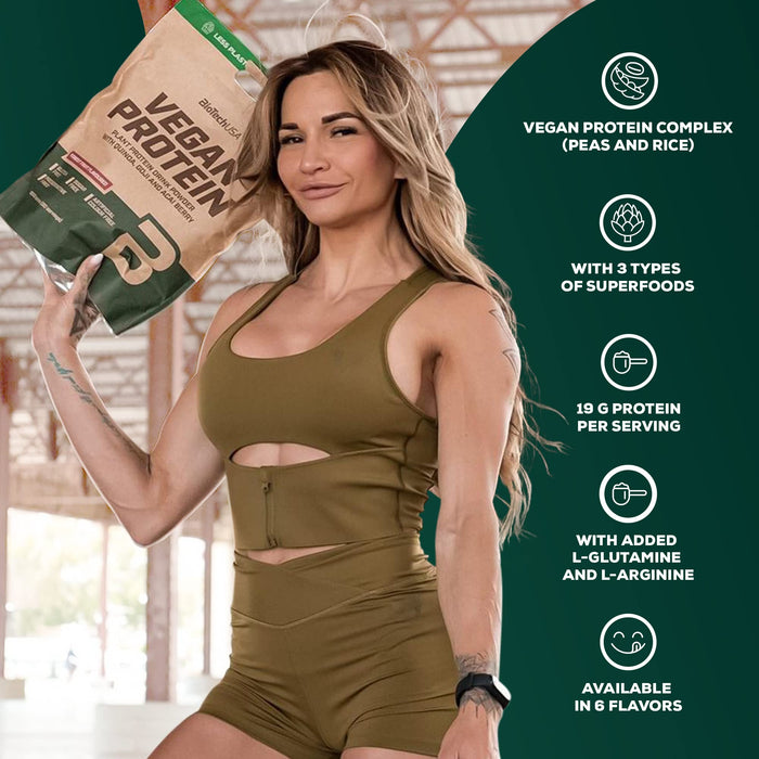 BioTechUSA Vegan Protein, Hazelnut - 500g | High-Quality Protein Blends | MySupplementShop.co.uk