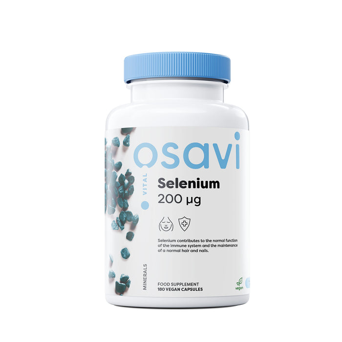 Osavi Selenium, 200mcg - 180 vegan caps | High-Quality Selenium | MySupplementShop.co.uk