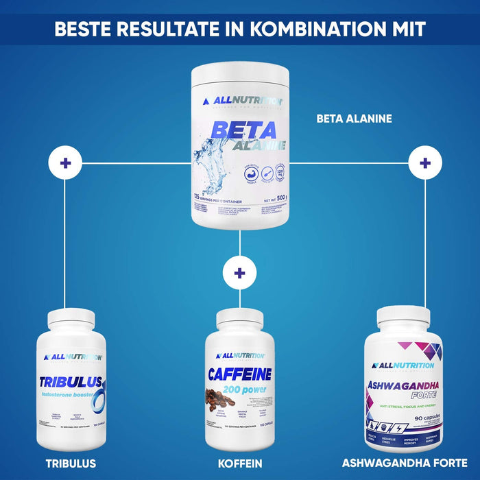 Allnutrition Beta Alanine, Ice Fresh - 500g | High-Quality Combination Multivitamins & Minerals | MySupplementShop.co.uk