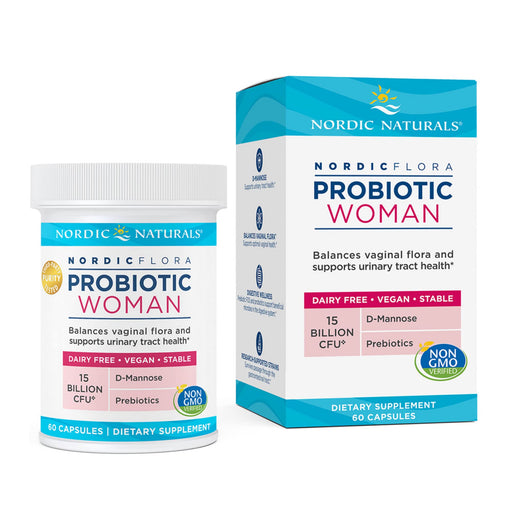 Nordic Flora Probiotic Woman - 60 caps | High-Quality Bacterial Cultures | MySupplementShop.co.uk