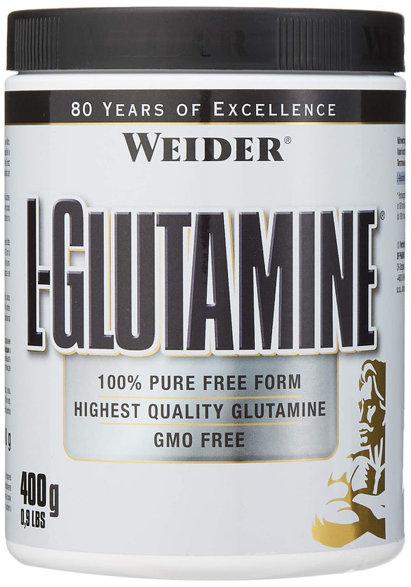 Weider L-Glutamine, 100% Pure Free Form - 400 grams - L-Glutamine, Glutamine at MySupplementShop by Weider