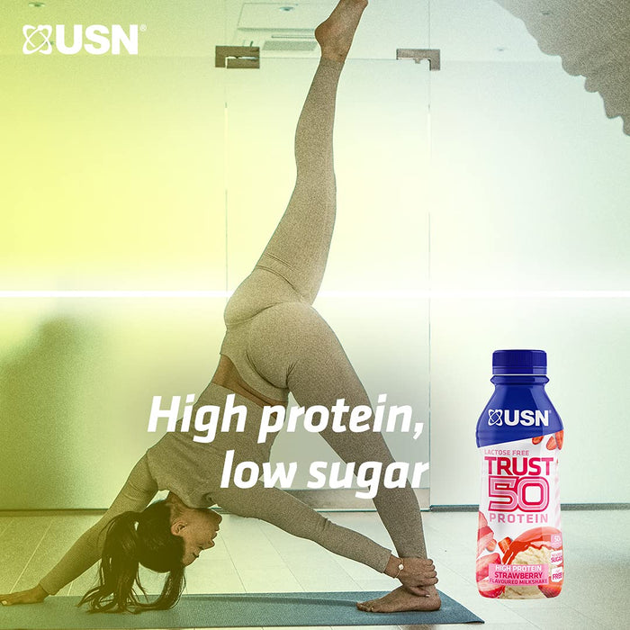 USN TRUST Protein 50 6x500ml Banana | High-Quality Health Supplements | MySupplementShop.co.uk