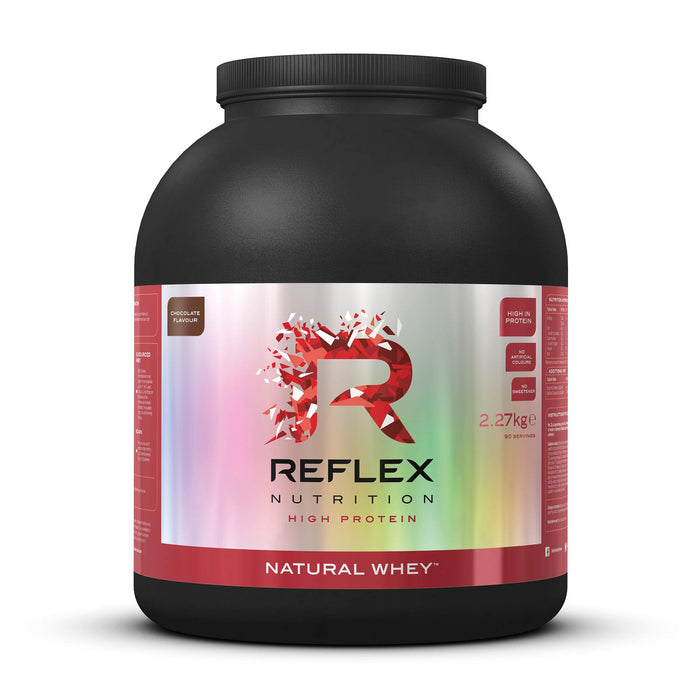 Reflex Nutrition Natural Whey, Chocolate - 2270 grams - Protein at MySupplementShop by Reflex Nutrition