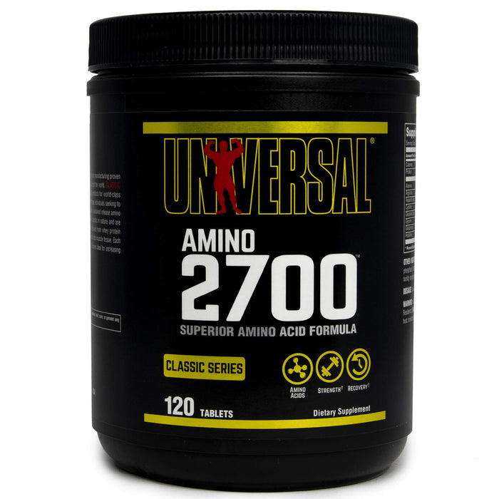 Universal Nutrition Amino 2700 - 120 tablets (EAN 039442027009) | High-Quality Amino Acids and BCAAs | MySupplementShop.co.uk