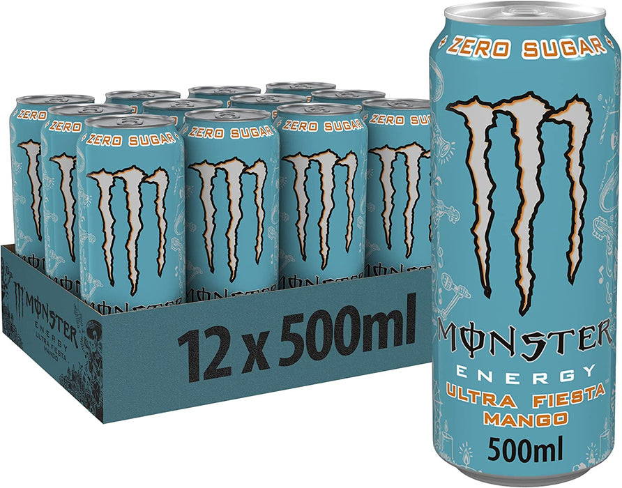 Monster Energy Ultra Cans 12 x 500ml | High-Quality Health Foods | MySupplementShop.co.uk