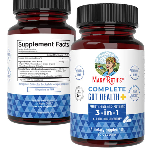 MaryRuth Organics Complete Gut Health+ - 60 caps | High-Quality Bacterial Cultures | MySupplementShop.co.uk