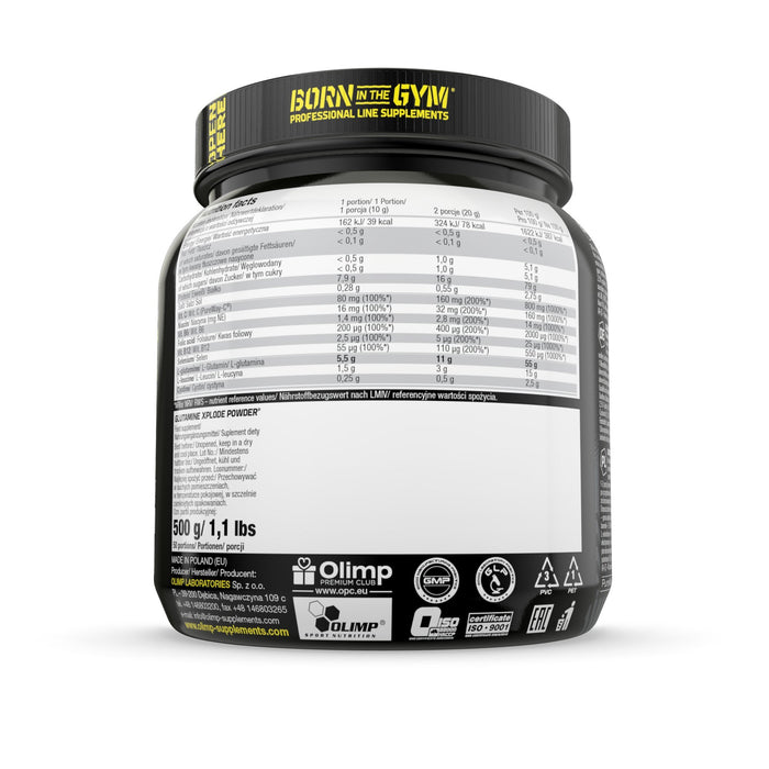 Olimp Nutrition Glutamine Xplode, Pineapple - 500 grams | High-Quality L-Glutamine, Glutamine | MySupplementShop.co.uk