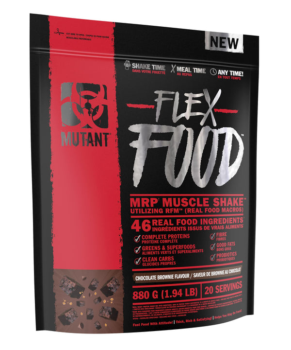 Mutant Flex Food 880g Chocolate Brownie | High-Quality Health Foods | MySupplementShop.co.uk