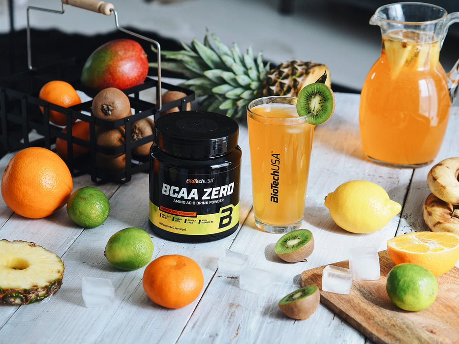 BioTechUSA BCAA Zero, Orange - 700 grams | High-Quality Amino Acids and BCAAs | MySupplementShop.co.uk