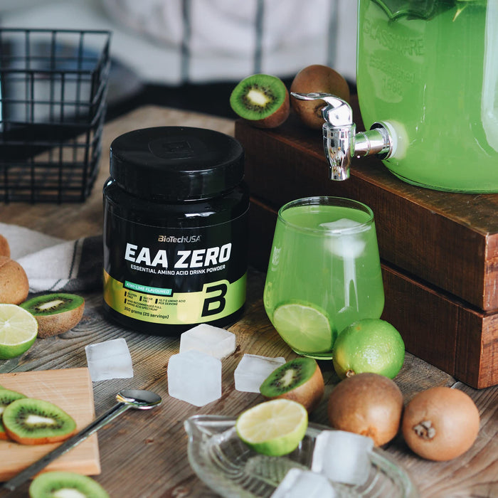 BioTechUSA EAA Zero, Lemon Ice Tea - 350 grams | High-Quality Amino Acids and BCAAs | MySupplementShop.co.uk