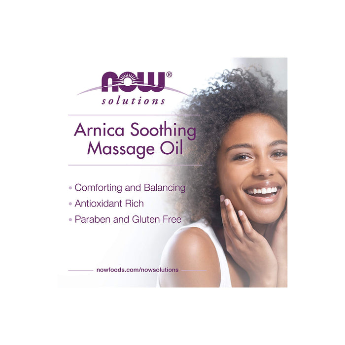 NOW Foods Arnica Soothing Massage Oil - 237 ml. - Health and Wellbeing at MySupplementShop by NOW Foods