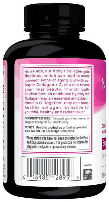 Super Collagen + C - 120 tabs | High-Quality Health and Wellbeing | MySupplementShop.co.uk