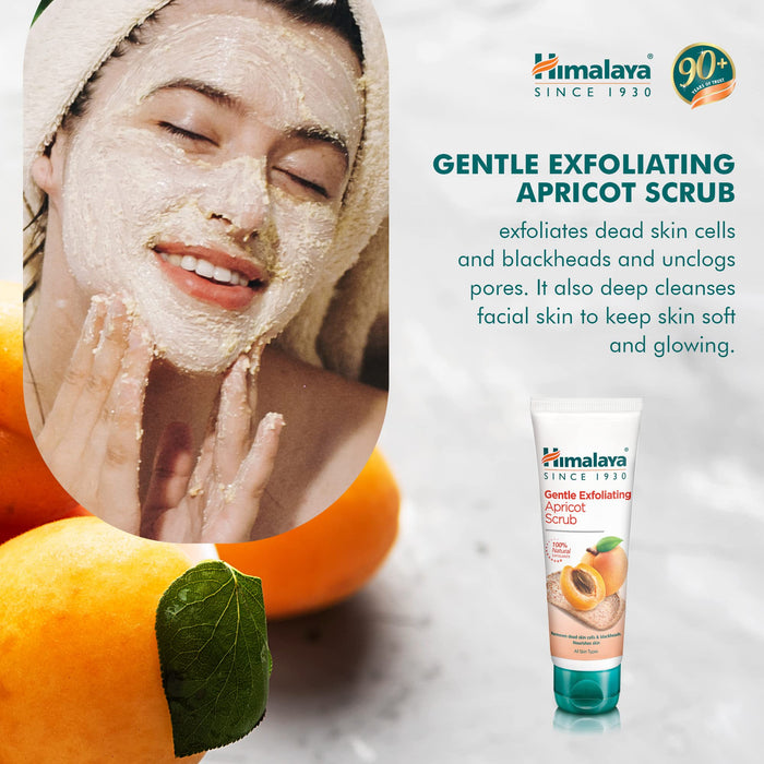 Himalaya Gentle Exfoliating Apricot Scrub - 75 ml. | High-Quality Sports Supplements | MySupplementShop.co.uk