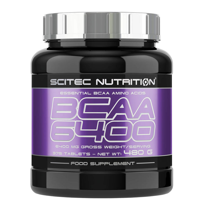 SciTec BCAA 6400 - 375 tablets | High-Quality Amino Acids and BCAAs | MySupplementShop.co.uk