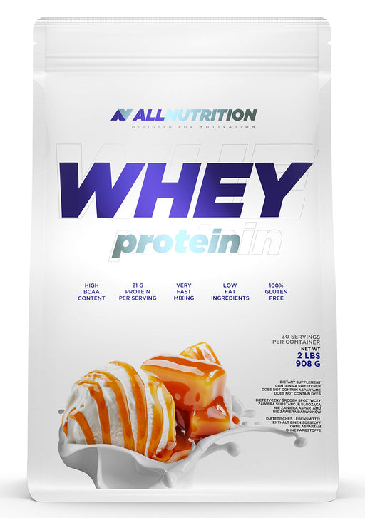 Allnutrition Whey Protein, Caramel Ice Cream - 908 grams - Protein at MySupplementShop by Allnutrition