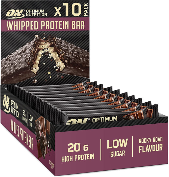 Optimum Nutrition Whipped Protein Bar 10 x 60g - Protein Bars at MySupplementShop by Optimum Nutrition