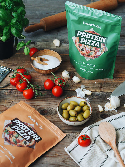 BioTechUSA Pizza Protein Powder, Traditional - 500g | High-Quality Protein Blends | MySupplementShop.co.uk