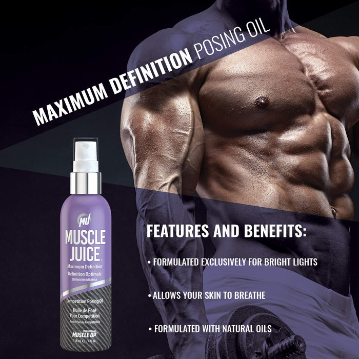 Pro Tan Muscle Juice, Competition Posing Oil Spray - 118 ml. | High-Quality Accessories | MySupplementShop.co.uk