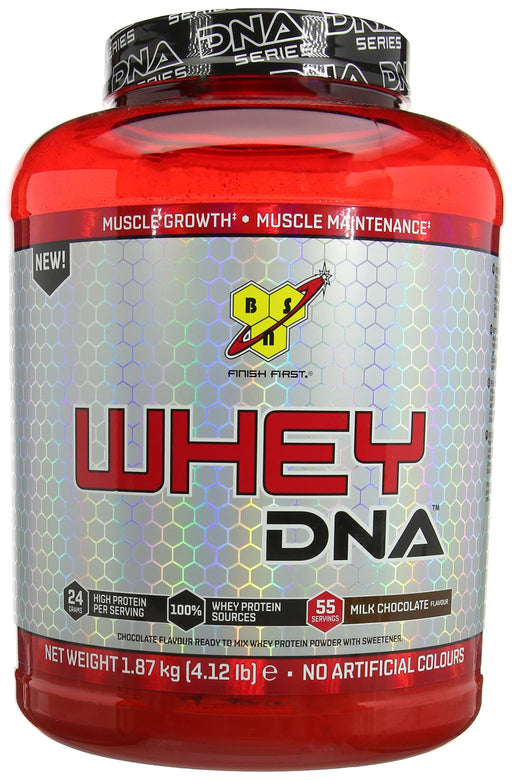 BSN Whey DNA, Milk Chocolate - 1870 grams | High-Quality Protein | MySupplementShop.co.uk