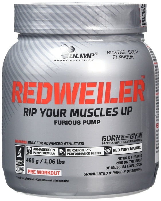 Olimp Nutrition RedWeiler, Raging Cola - 480 grams | High-Quality Nitric Oxide Boosters | MySupplementShop.co.uk