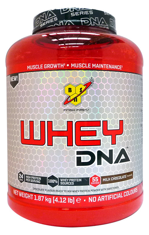 BSN Whey DNA, Milk Chocolate - 1870 grams | High-Quality Protein | MySupplementShop.co.uk