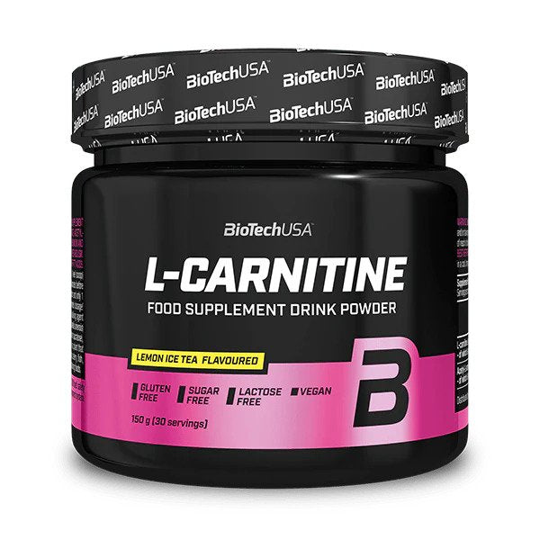 BioTechUSA L-Carnitine Drink Powder, Lemon Ice Tea - 150 grams - L-Carnitine at MySupplementShop by BioTechUSA