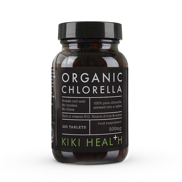 Kiki Health Organic Chlorella Tablets 200 Tablets | High-Quality Vitamins & Supplements | MySupplementShop.co.uk