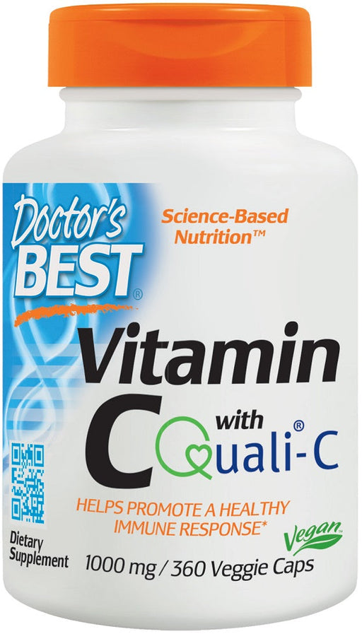 Doctor's Best Vitamin C with Quali-C, 1000mg - 360 vcaps - Vitamins & Minerals at MySupplementShop by Doctor's Best