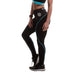 Gold's Gym Long Gym Leggings - Black/Turquoise - Small - Gym Leggings at MySupplementShop by Gold's Gym
