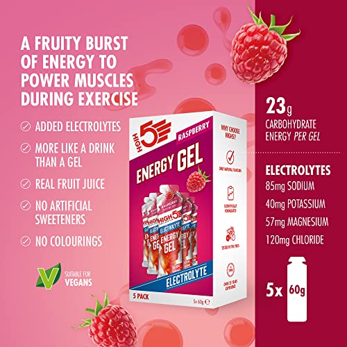 HIGH5 Energy Gel Electrolyte 20x60g Tropical - Sports Nutrition at MySupplementShop by HIGH5