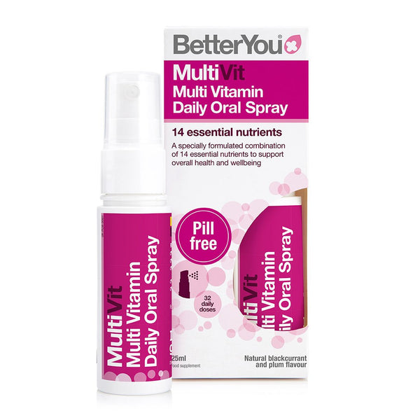 BetterYou MultiVitamin Daily Oral Spray 25ml - Vitamins &amp; Minerals at MySupplementShop by BetterYou