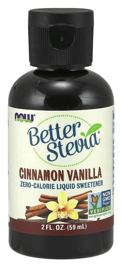 NOW Foods Better Stevia Liquid, French Vanilla - 59 ml. - Health Foods at MySupplementShop by NOW Foods