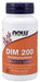 NOW Foods DIM 200 Diindolylmethane - 90 vcaps - Health and Wellbeing at MySupplementShop by NOW Foods