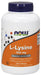 NOW Foods L-Lysine, 500mg - 250 tablets - Amino Acids and BCAAs at MySupplementShop by NOW Foods