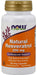 NOW Foods Natural Resveratrol with Red Wine Extract, 200mg - 60 vcaps - Health and Wellbeing at MySupplementShop by NOW Foods