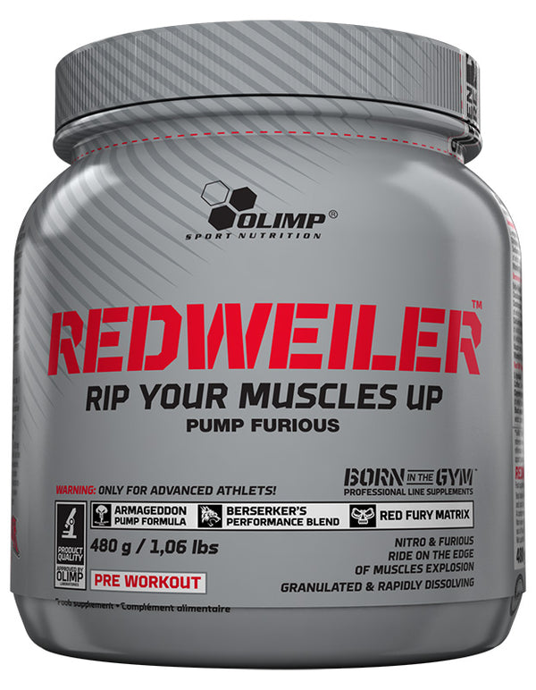 Olimp Nutrition RedWeiler, Blueberry Madness - 480 grams | High-Quality Nitric Oxide Boosters | MySupplementShop.co.uk