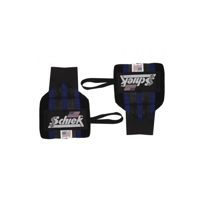 Schiek 1118 Wrist Wraps - Blue - 18" - Pair - Wrist Wraps at MySupplementShop by Schiek Sports