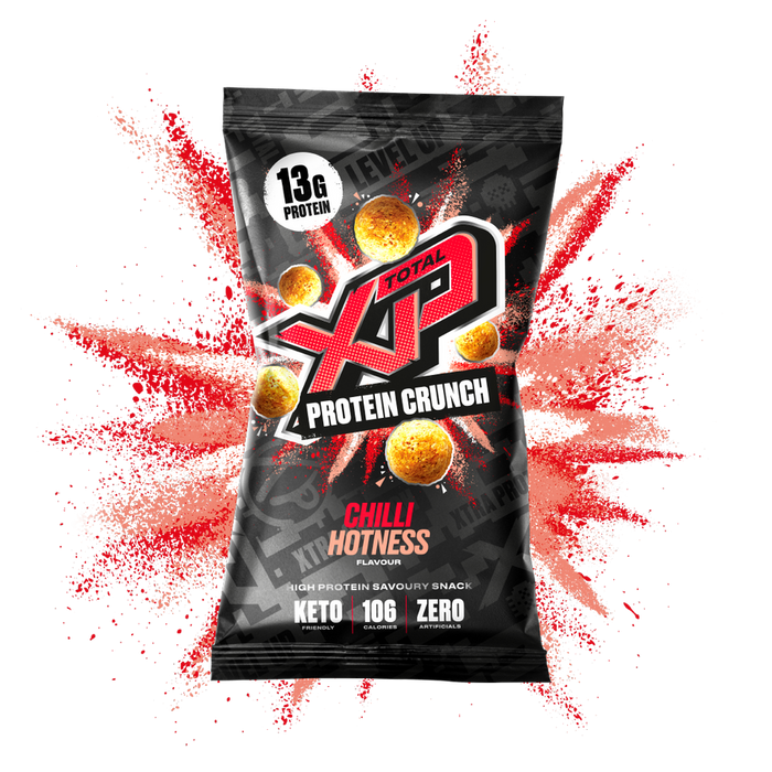 TOTAL XP Protein Crunch - Tasty High Protein Snacks 12 x 24g - Savoury Snack at MySupplementShop by Total XP