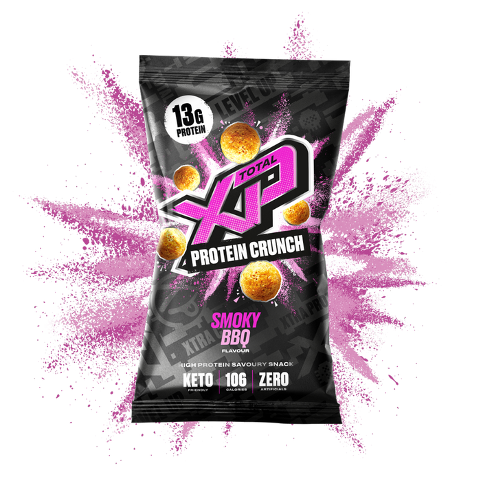 TOTAL XP Protein Crunch - Tasty High Protein Snacks 12 x 24g - Savoury Snack at MySupplementShop by Total XP