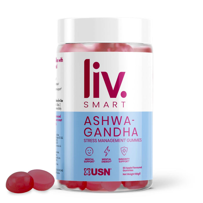 USN Liv.Smart Ashwagandha Gummies 60 Softgels - Supplements at MySupplementShop by USN