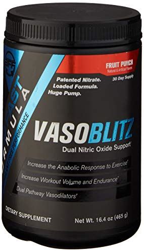 Build Fast Formula Vaso Blitz 465g Fruit Punch - Sports Nutrition at MySupplementShop by Build Fast Formula