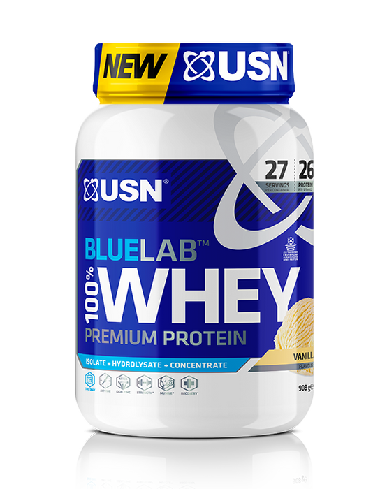 USN Blue Lab 100 Percent Whey Premium Protein 908g | High-Quality Sports Nutrition | MySupplementShop.co.uk