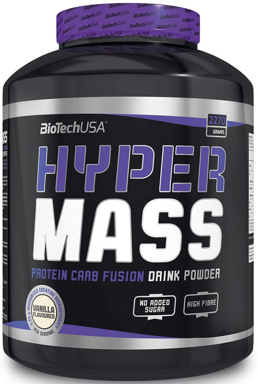 BioTechUSA Hyper Mass, Vanilla - 2270 grams | High-Quality Weight Gainers & Carbs | MySupplementShop.co.uk