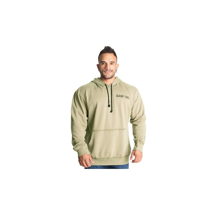 GASP Acid Hoodie Acid Washed Green - Small - Hoodie at MySupplementShop by Gasp