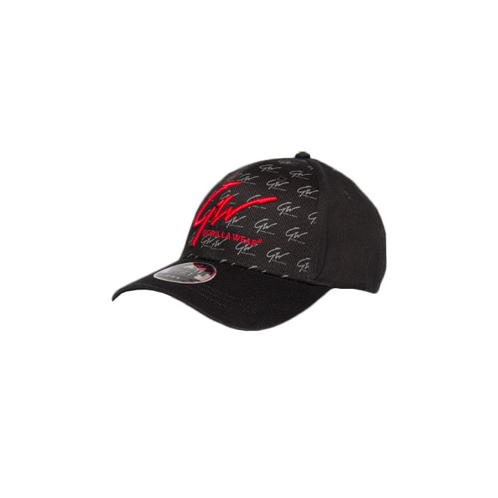 Gorilla Wear Julian Cap - Black/Red - Cap at MySupplementShop by Gorilla Wear