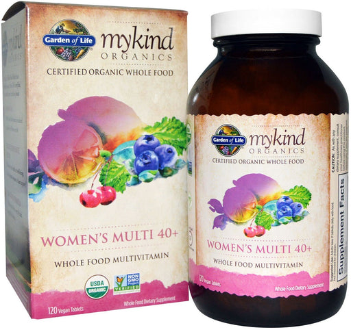 Garden of Life Mykind Organics Women's Multi 40+ - 120 vegan tabs - Vitamins & Minerals at MySupplementShop by Garden of Life